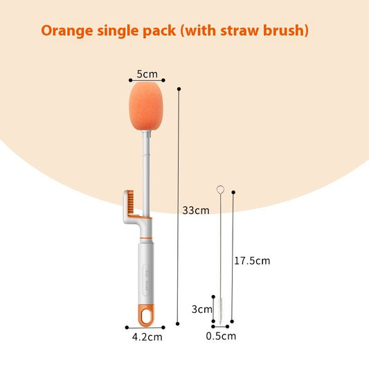 Long Handle Cup Brush Bottle Cleaning Kitchen Gadgets