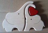 Personalized Animal Small Wooden Board Puzzle Anniversary Handmade Gift For Family
