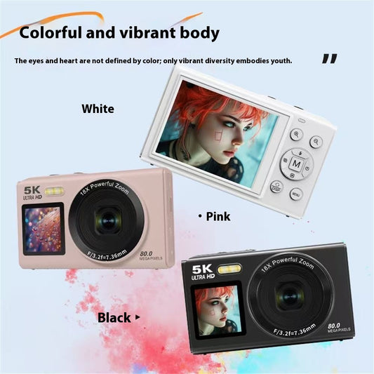 HD Dual-screen Selfie Video WIFI Mobile Phone Portable Digital Camera